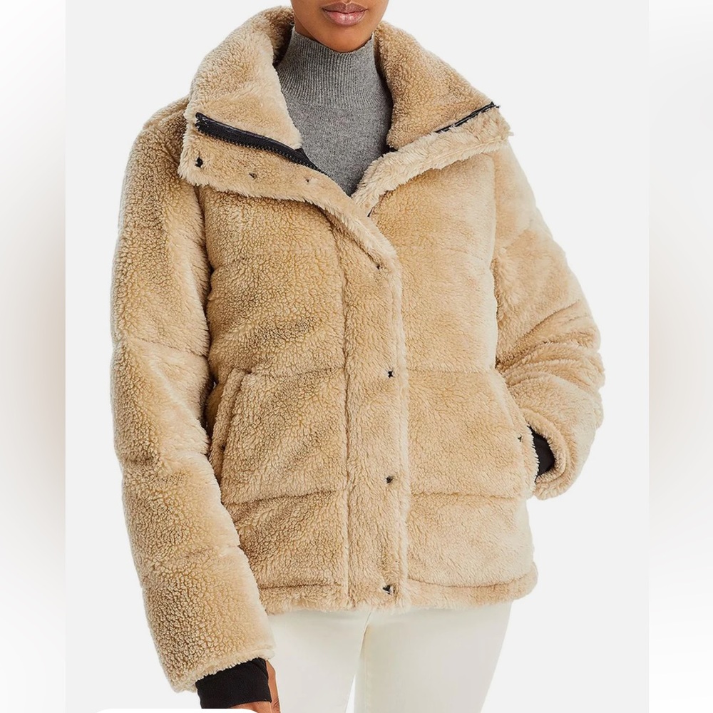 Aqua Lilly Faux Fur Short Coat